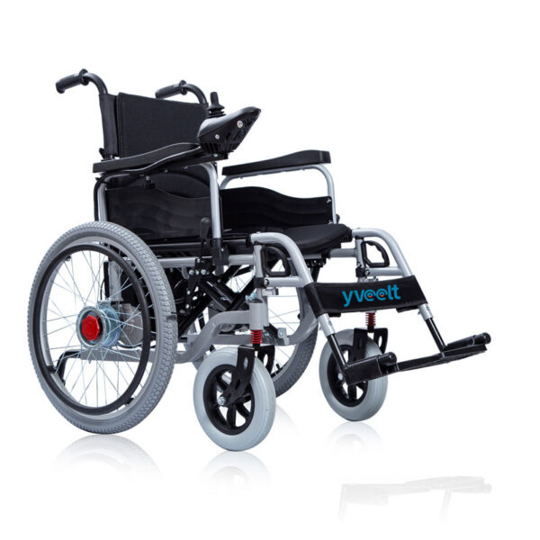 Budget Electric Wheelchair Left Side View
