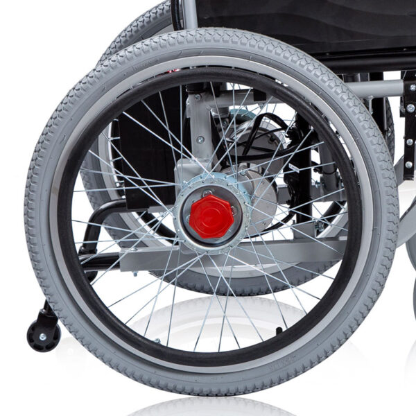 Economical Electric Wheelchair Rear Vie
