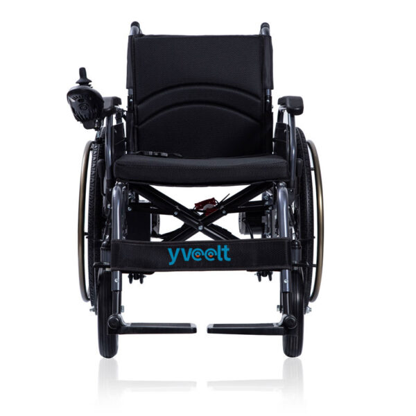 Frontal Shot of Light Weight Electric Wheelchair