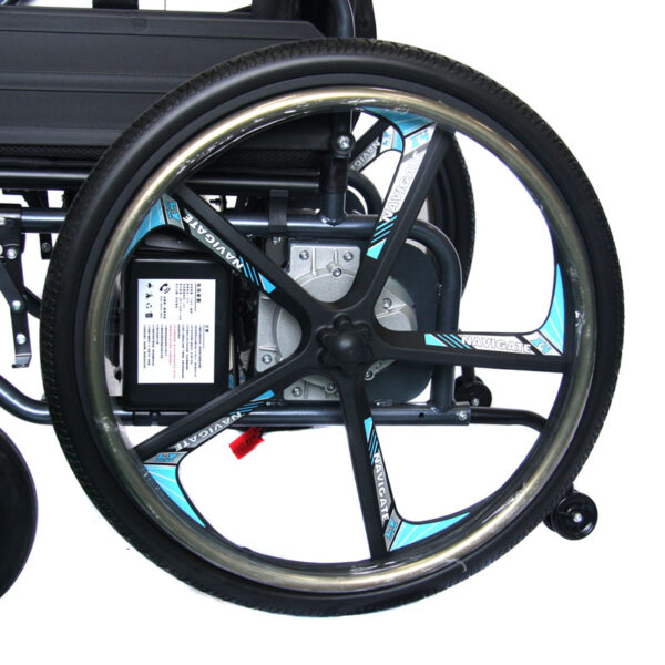 Light Weight Electric Wheelchair Rear Wheels Detail