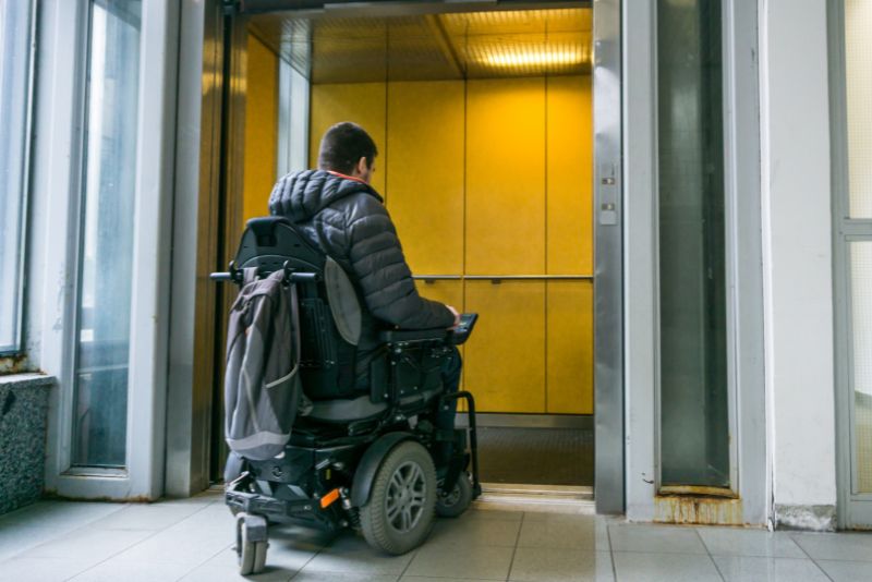 The Different Ways to Move a Wheelchair Onto an Elevator