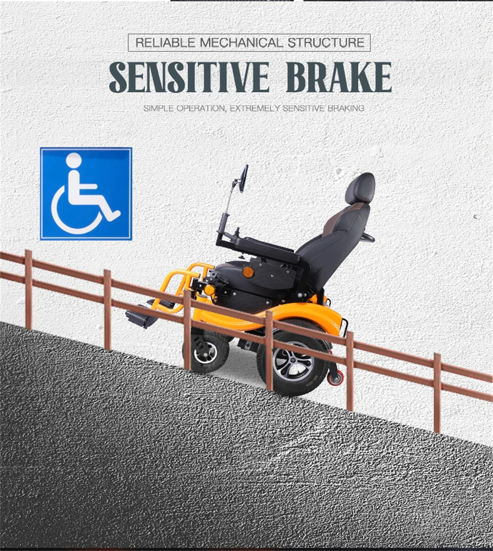 Electric Adjustable Backrest Electric Wheelchair