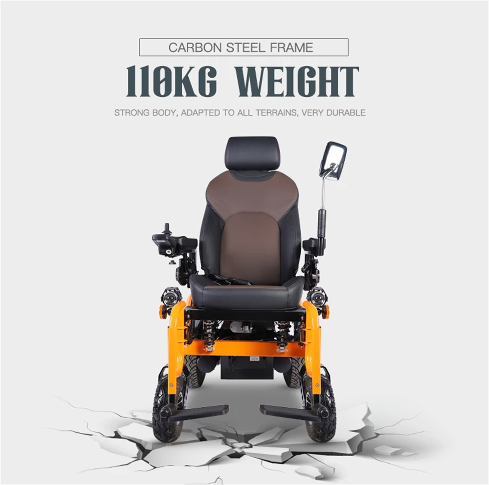 Adjustable Backrest Electric Wheelchair