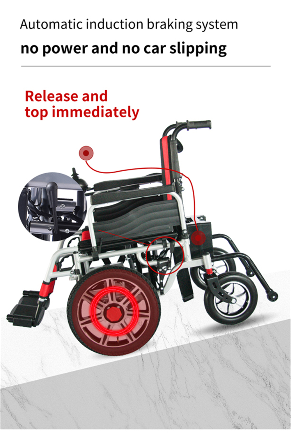 Hospital Electric Wheelchair