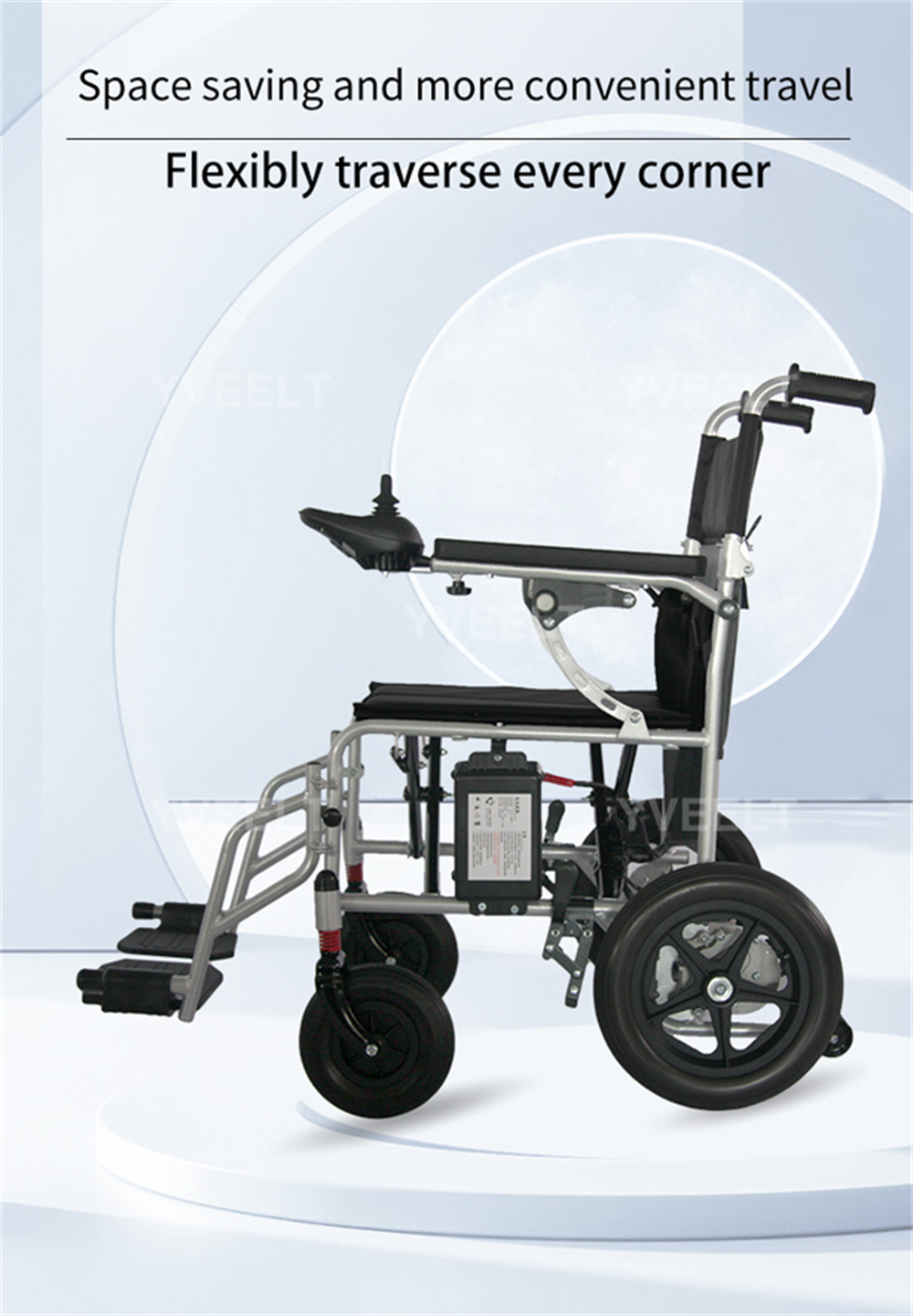 ultra lightweight power electric wheelchair